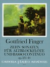 FINGER 10 Sonatas op. 3 - Volume II: 6-10