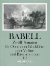 BABELL 12 Sonatas - Volume I: 1-3
