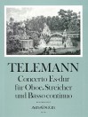 TELEMANN Concerto E flat major - piano reduction