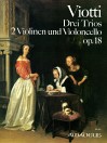 VIOTTI 3 Trios op. 18 for 2 violins & violoncello