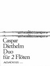 DIETHELM Duo op.124 (1974) for two flutes