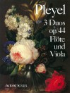 PLEYEL Three duos op. 44 for flute and viola