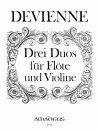 DEVIENNE 3 duos (8e Livre) for flute and violin