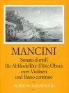 MANCINI Sonata VI in d minor - Score & Parts