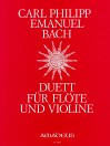 BACH C.PH.E. Duet G major for flute and violin